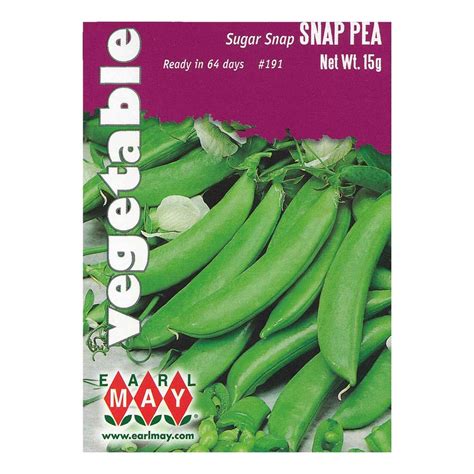 Peas Sugar Snap Seeds Earl May