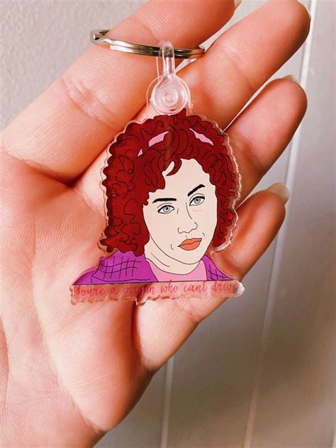 Youre A Virgin Who Cant Drive Clueless Keychain Etsy