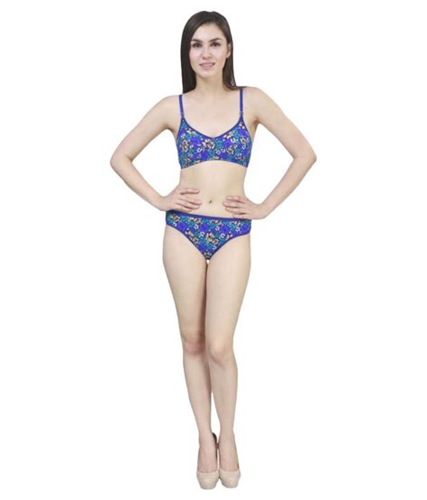 Buy Body Liv Multi Color Viscose Bra Panty Sets Online At Best Prices