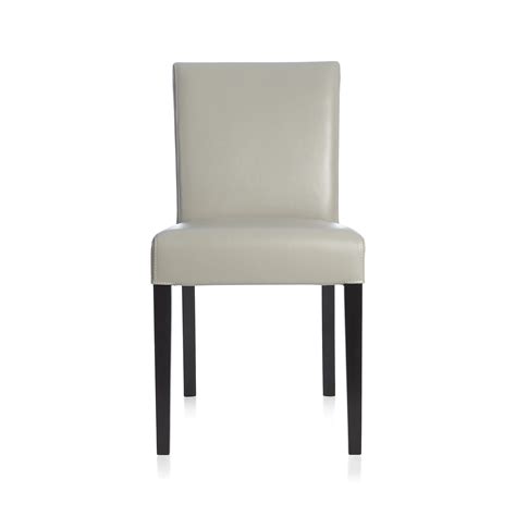 Shop style selections pelham bay wicker stackable black metal frame stationary dining chair(s) with no fabric woven seat in the patio chairs department at lowe's.com. Lowe Pewter Leather Side Chair | Dining chairs, Leather ...