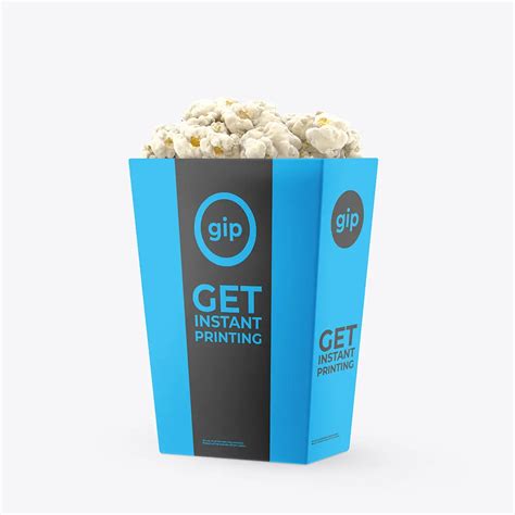 Custom Popcorn Boxes With Free Shipping Get Instant Printing