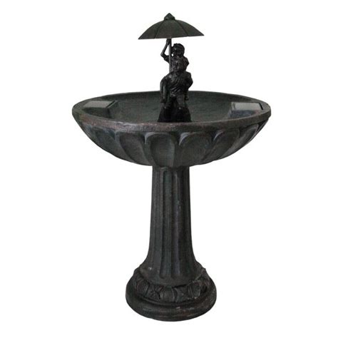 Umbrella Solar Powered Water Fountain Two Styles