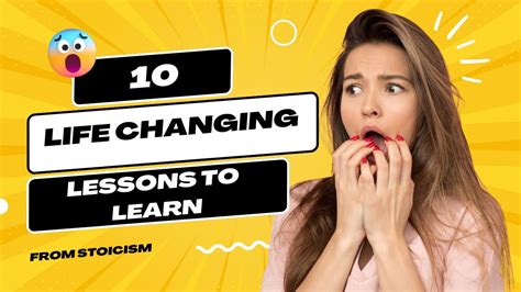 10 Life Changing Lessons To Learn From Stoicism Youtube