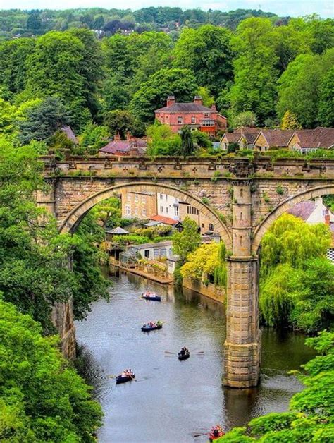 Amazing High Bridge Over Nidd River North Yorkshire Full Dose