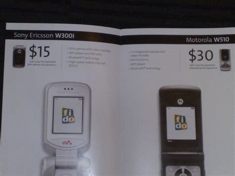 Sony Ericsson W300i And Motorola W510 Sony Ericsson W300i