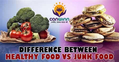 This is true for hot. Difference Between healthy food vs junk food