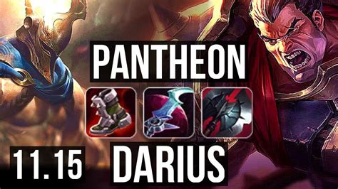 Pantheon Vs Darius Top 917 1900 Games 21m Mastery Dominating