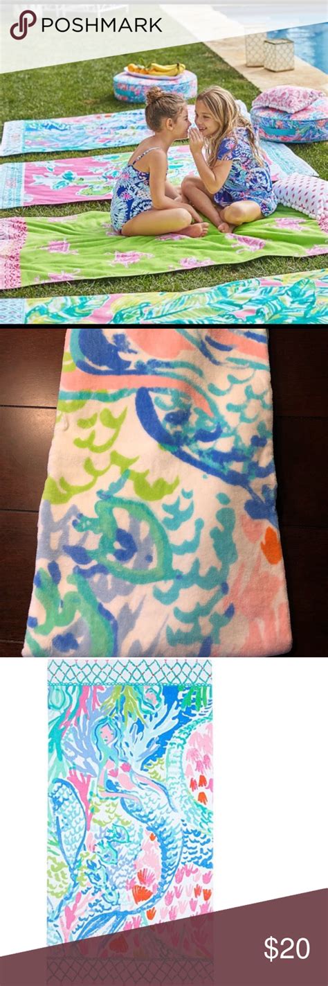 Nwot Lilly Pulitzer For Pottery Barn Kids Towel Lilly Pulitzer
