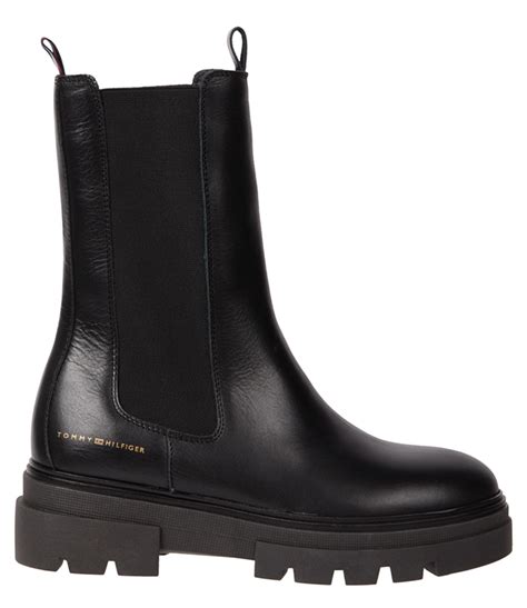 Tommy Hilfiger Chelsea Boots Monochromatic Chelsea Boot Black Bds