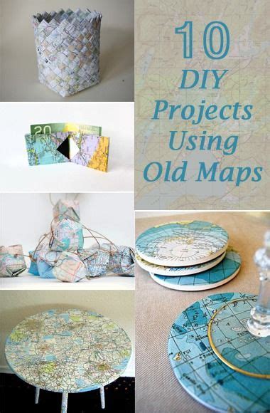10 Ways To Reuse Your Old Maps Globe Crafts Map Crafts Travel