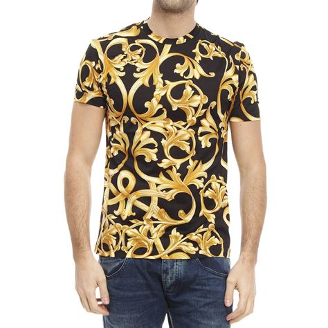T Shirt Versace Men Gold T Shirt Versace 68988 214584 Giglio En