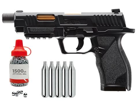 Umarex Ux Sa10 177 Cal Blowback Air Pistol With 5x Co2 Tanks And Bbs