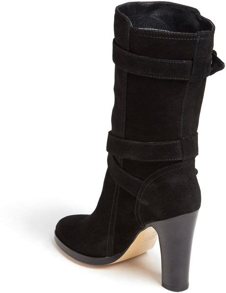 Aquatalia By Marvin K Give Boot In Black Black Suede Lyst