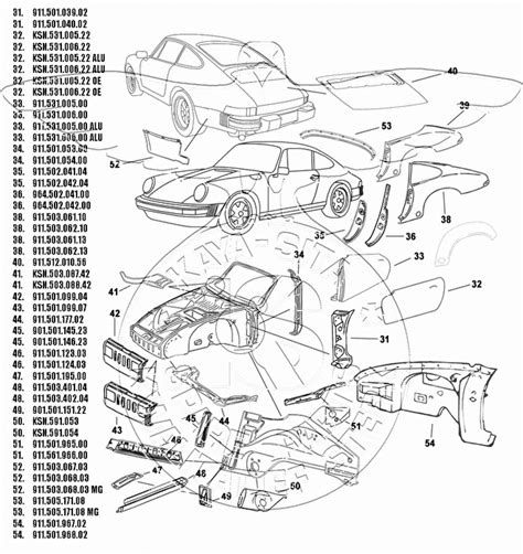 Porsche Body Parts 911 27 32 L 1978 1989 Porsche Parts Kaya Sita