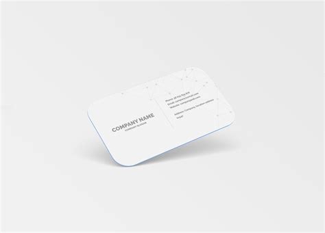 Download Business Card Mockup Round Corners on Behance