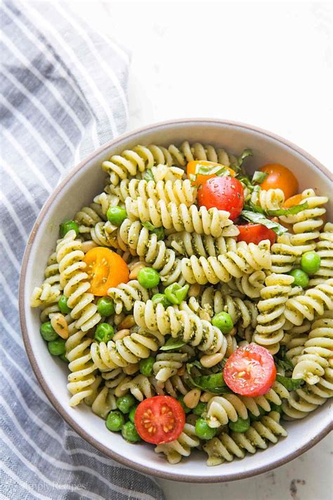 Each guest was asked to bring beer and $10 to share in costs for the crawfish boil supplies. Pesto Pasta Salad - Food, glorious food!