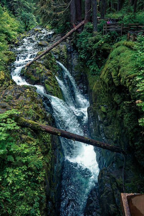 Sol Duc Falls In Olympic National Park Nationalpark