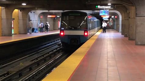 Montreal Metro Action At Angrignon Station Youtube