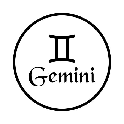 Gemini SVG Horoscope SVG Zodiac SVG Astrological Svg Birth Etsy