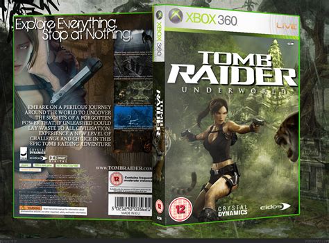 Tomb Raider Underworld Xbox 360 Box Art Cover by roza