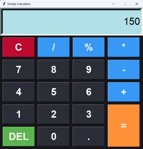 Github Bunnyy Project Pythontkinter Simplecalculator As I Am