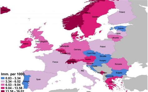 Uk And European Migration Map Why Immigration Is Good For