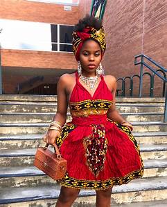 Afua Women S African Print Short Infinity Dress Yellow Red Ankara