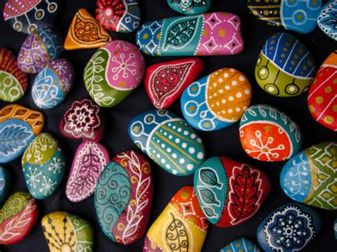 Rock Painting Ideas For Home Decor ~ Art Craft T Ideas