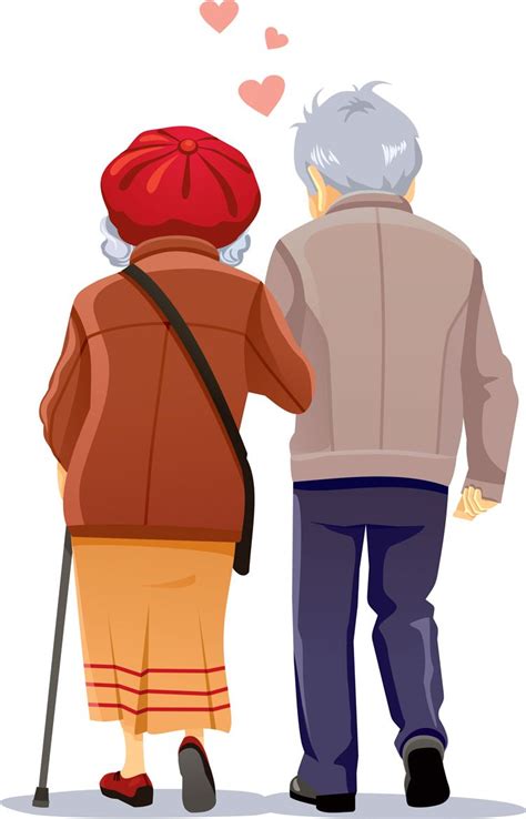 Vieux Couples Old Couples Couples In Love Old Couple In Love Couple Art Growing Old