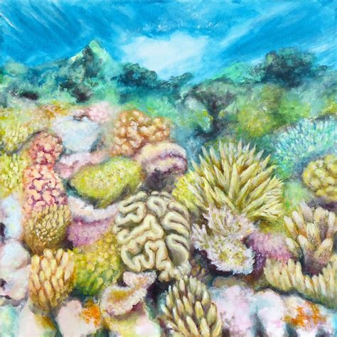 Recently added 38+ coral reef watercolor painting images of various designs. Coral Reef by Jacqueline Talbot | Artfinder