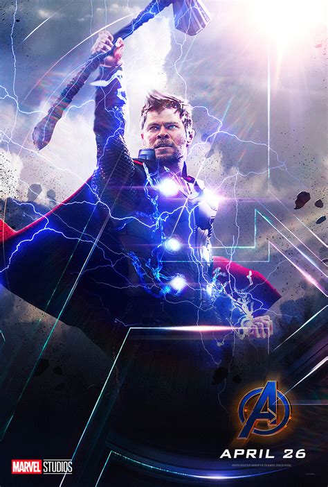 Wallpaper Thor Avengers Endgame Chris Hemsworth Marvel Cinematic
