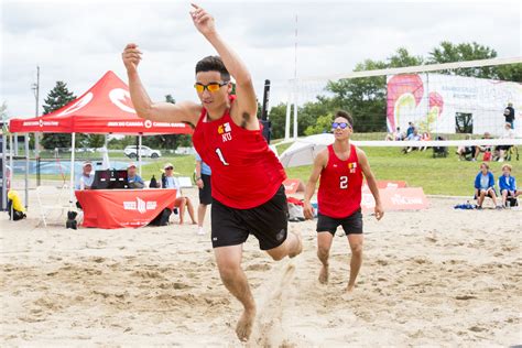 nunavut men s beach volleyball team earns tight win over yukon at summer games nunatsiaq news