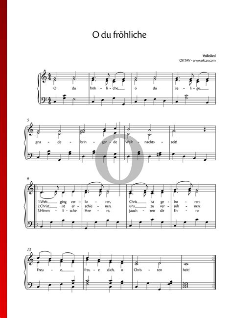 Перевод песни o du fröhliche — рейтинг:. O du fröhliche Klaviernoten Weihnachtslieder für Klavier (mit Bildern) | Klaviernoten, Klavier ...