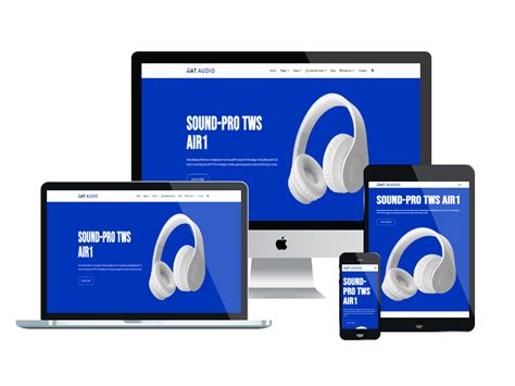 At Audio Free Responsive Audio Website Template Age Themes