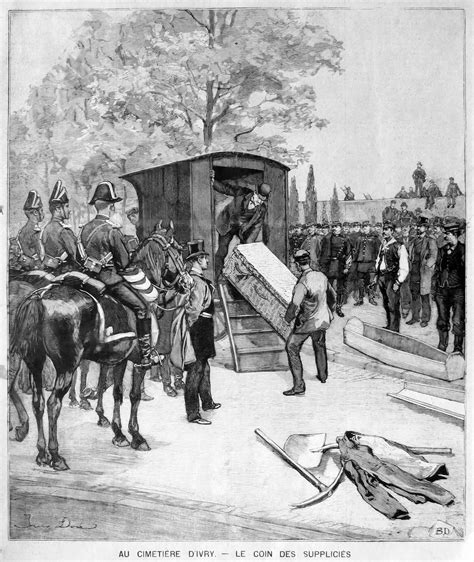 Lenterrement Du Corps Dun Guillotiné 3 Juin 1894 Necrolog