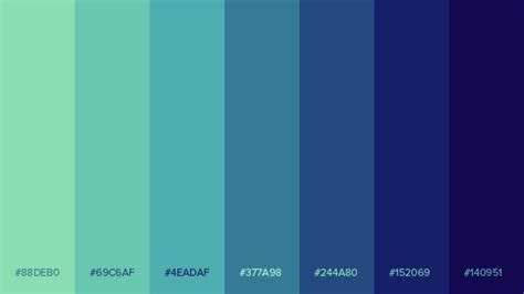 Color Palette With Numbers