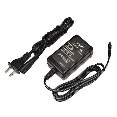 hqrp ac power adapter for sony handycam dcr sr68 dcr sr88 dcr sx43 dcr sx44 hdr td10 hdr hc3e
