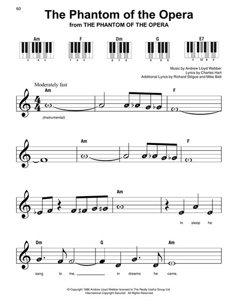 Composed by andrew lloyd webber. Andrew Lloyd Webber "The Phantom Of The Opera" Sheet Music Notes, Chords | Easy Guitar Tab ...