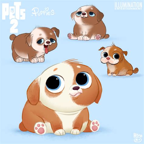 The Secret Life Of Pets 2 Character Design Collection
