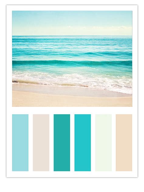 Turquoise Beach Color Scheme Beach Color Schemes Beach Color