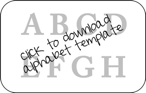 Free Letters To Print And Cut Out Large Stencil Patterns