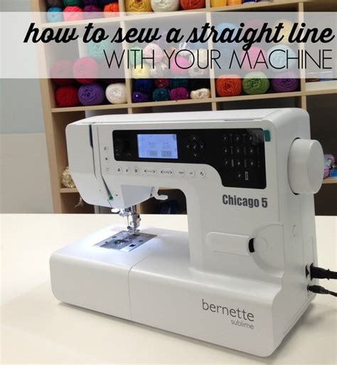 How To Sew A Straight Line With Your Machine