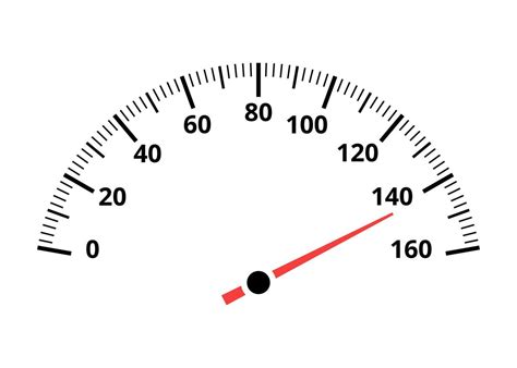 Speedometer Vector Isolated On White Background 16730187 Vector Art At