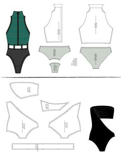 Pin By Mi Numero On Patronaje Vestidos De Ba O Swimwear Pattern