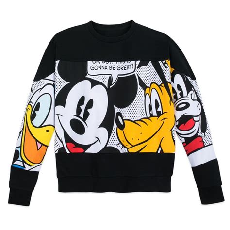 Mickey Mouse And Friends Pullover Sweater For Adults Shopdisney