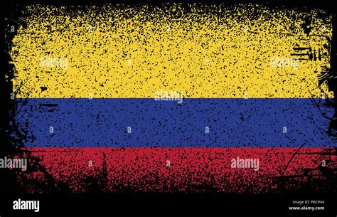 Colombia Grunge Flag Stock Vector Image And Art Alamy