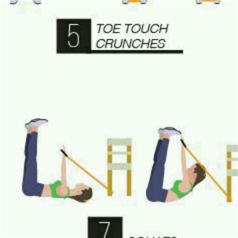 Toe Touch Crunches Exercise How To Workout Trainer By Skimble