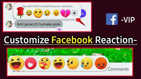 How To Customize Facebook Reaction Vip Facebook Youtube