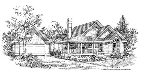 Country Style House Plan 3 Beds 2 Baths 1253 Sqft Plan 929 365