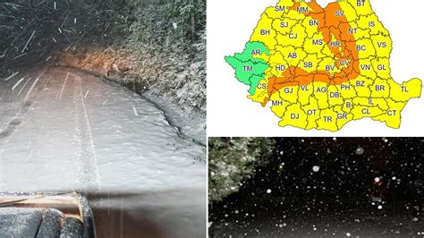 A Venit Iarna în România Prima Ninsoare După Ce Temperaturile Au